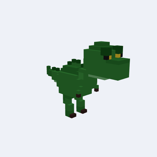Dinosaure T-Rex vert